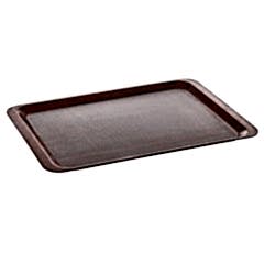 Tepsi Fastfood Plastik 32x44 Cm Ahşap Desenli Kaymaz