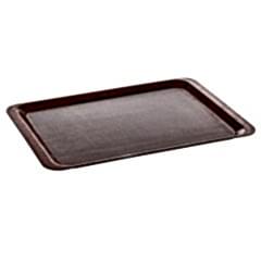 Tepsi Fastfood Plastik 24x34 Cm Ahşap Desenli Kaymaz