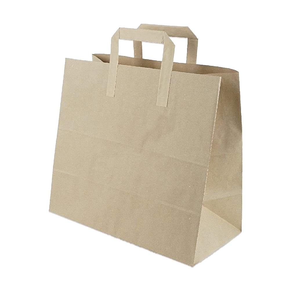 Çanta Kraft 32x28x16 Cm Düz Sap