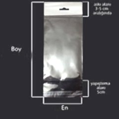 Opp Bantlı Şeffaf Poşet Askılı 40x50 Cm (1000 Ad)