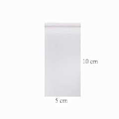 Opp Bantlı Şeffaf Poşet 5x10 Cm  (1000 Ad)