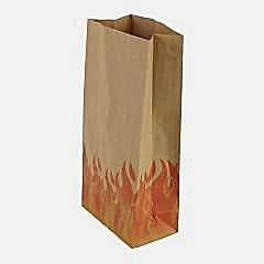 Kese Kraft 18x33x11 Cm Kare Dipli Alev Desenli