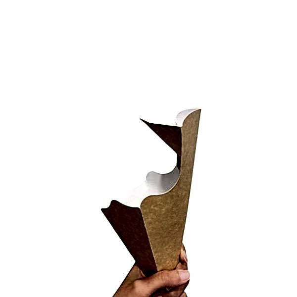 Kutu Cips Konik Kraft Sosluklu 100 Adetli