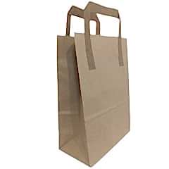 Çanta Kraft 18x24x9 Cm Düz Sap