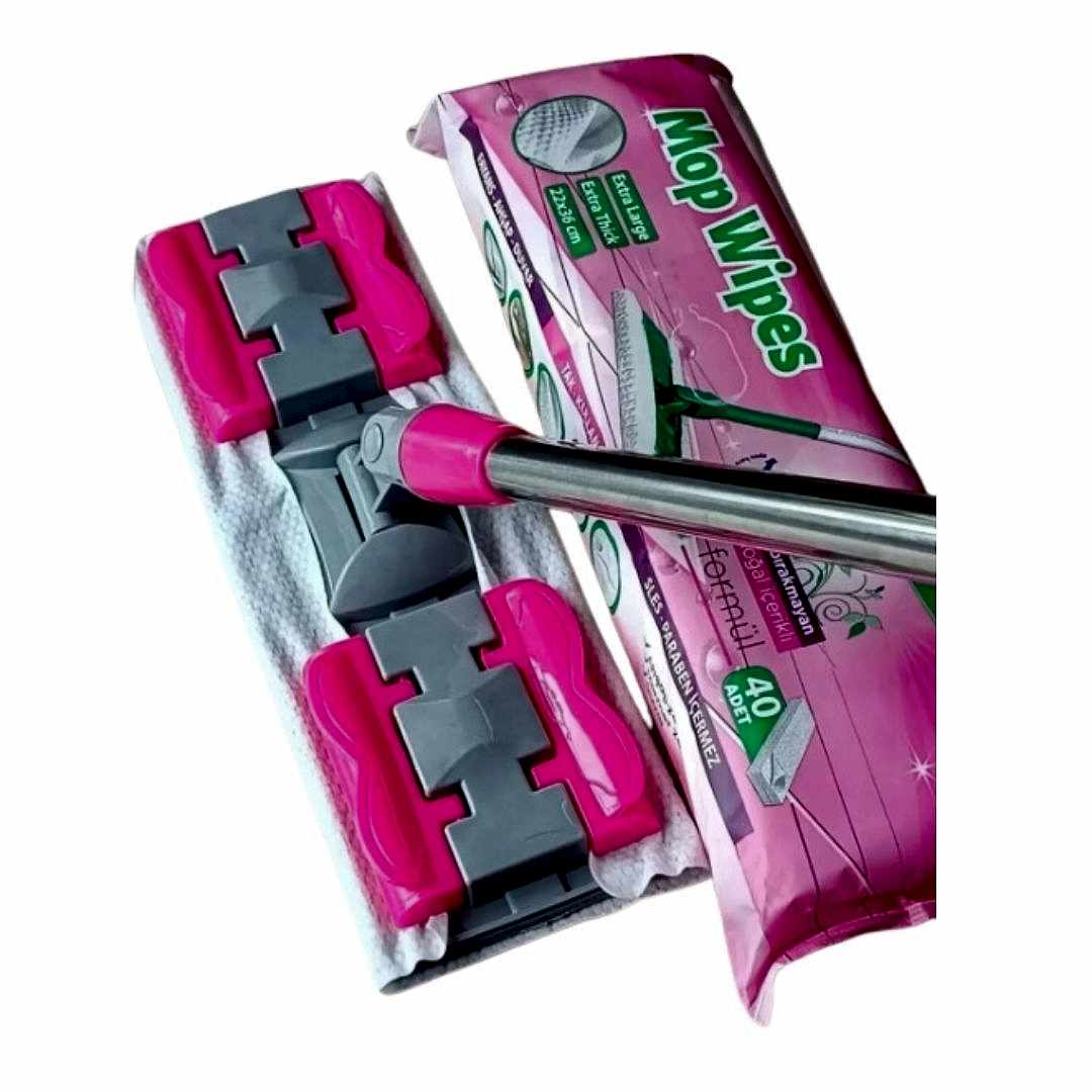 Yüzey Temizlik Mop Mendili 40 Adetli Paket