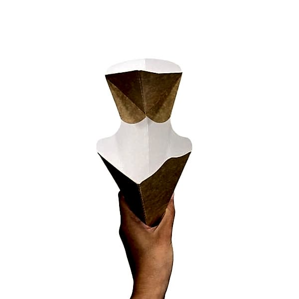 Kutu Cips Konik Kraft Sosluklu Büyük Boy 100 Adetli