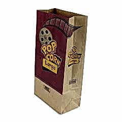 Kese Popcorn Large 15x28x8 Cm Kraft