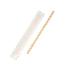 Karıştırıcı Tahta 17 cm Kağıt Sargılı