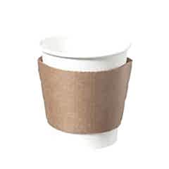 Bardak Tutacağı Sleeve Karton 12 Oz Kraft 2000 Adetli