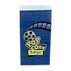 Kese Popcorn Large 15x28x8 Cm Beyaz Kraft