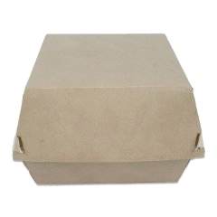 Kutu Hamburger Büyük 13x13x10 Cm Kraft