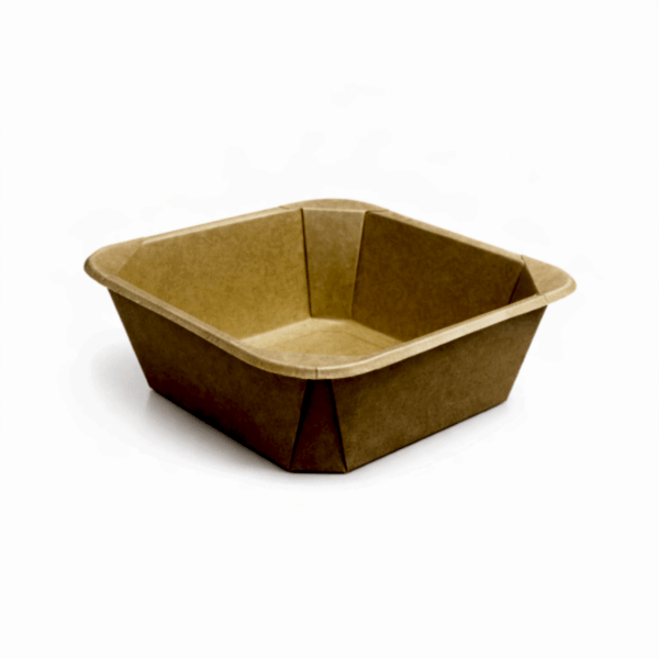 Salata Kabı Kare 750 gr KRAFT Kap+Kapak 350 Adet