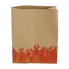 Kese Kraft 25x30x14 Cm Kare Dipli Alev Desenli