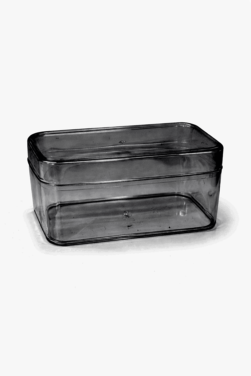 Kristal Dikdörtgen Kase 270 cc Kap + Kapak 10 adet