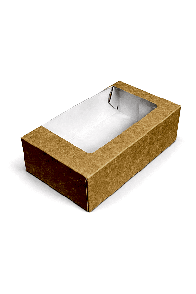 Kutu Sushi Pencereli Küçük 15x8x4,5 Cm 50 Adetli