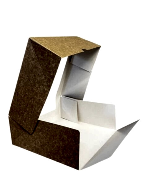 Kutu Turta Pencereli 20x20x8 Cm Kraft 50 Adetli