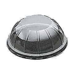 Plastik Bardak Kapağı Bombe Deliksiz PET, çap 95mm 100 adetli