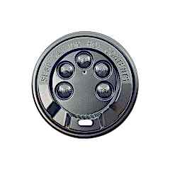 Kapak Karton Bardak 8 Oz Emzikli Siyah