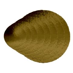 Pasta Altı Gold Mukavva Karton Çap 26 Cm 100 Adetli