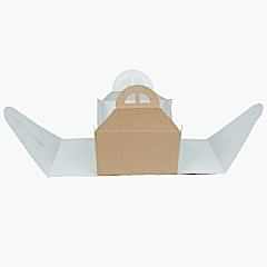 Kutu Turta 0 No Kare Saplı 18x18x11 Cm KRAFT 50 Adetli