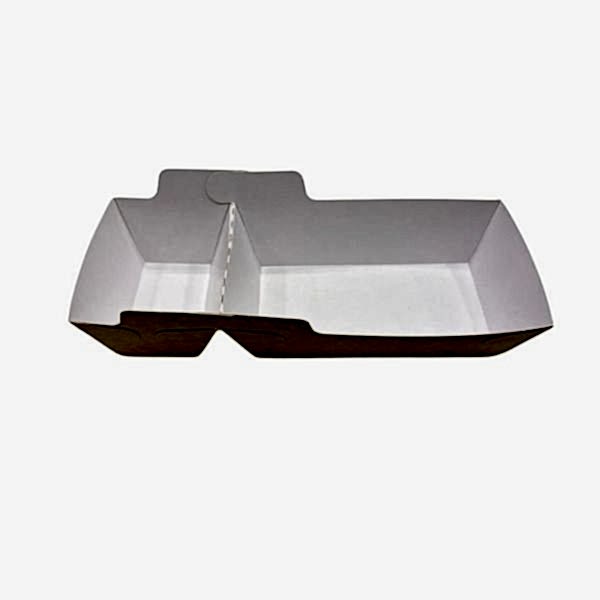 Kutu Kumpir Yapışmalı Kraft 2 Bölmeli 100 adetli