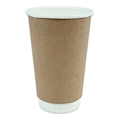 Karton Bardak 16 Oz Double Wall Kraft 100 Adetli