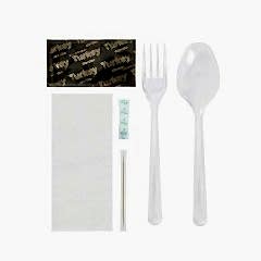 Yemek Seti 6 Lı Lüks Çtl,Kşık,Pçt,Kol.Mendil,Kürd