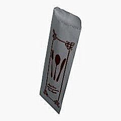 Kese Beyaz Sülfit Çatal Kaşık Standart 7x26 cm