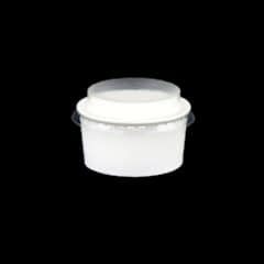 Karton Dondurma Kabı Kapağı 100 Cc 100 Adetli