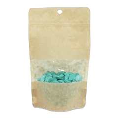 Kilitli Doypack Kraft Pencereli 11x18,5x3,5 Cm