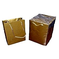 Mini Karton Çanta Gold 14x17x6,5 cm 24 adetli