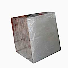 Mini Karton Çanta Gümüş Gri 17x26x6,5 cm 24 adetli