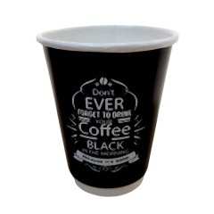 Karton Bardak 12 Oz 14 Oz Double Wall Coffe Take Away 100 Adetli