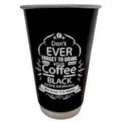 Karton Bardak 16 Oz Double Wall Coffe Take Away 100 Adetli