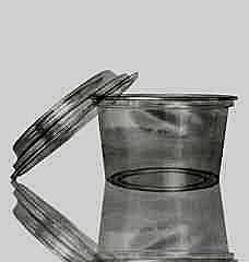 Plastik Yaş Pasta Kutusu Çap 12 Cm 100 Adetli