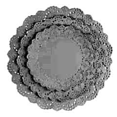 Dantel Kağıt Çap 16 Cm 100 Adetli