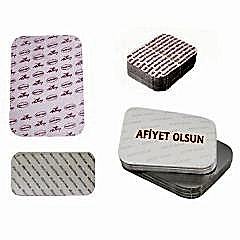 Alüminyum 500 Gr Kapak 100 Adetli