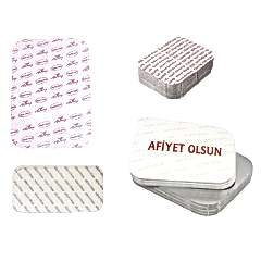 Alüminyum 2500 Gr Kapak 100 Adetli