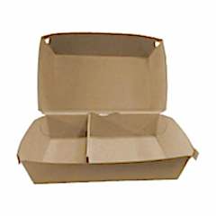 Kutu Hamburger Seperatörlü Kraft 200 Adet