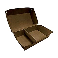 Kutu Hamburger Seperatörlü Kraft 200 Adet