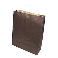 Çanta Kraft 32x40x12 cm Burgu Sap Kahverengi