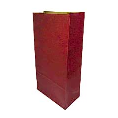 Kese Kağıdı Kraft Kare Dipli Kırmızı 15x29x8 cm