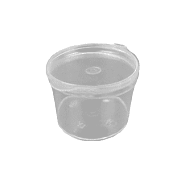 Sos Kabı 4 Oz PP Kendinden Kapaklı 100 Adet