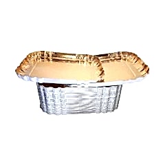 Gold Mukavva Tepsı 19x14 5 Adetli