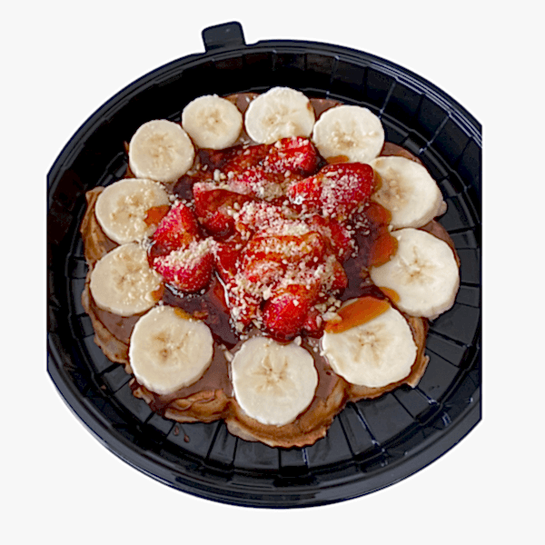 Plastik Waffle Kabı 50 Adetli