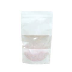 Kilitli Doypack Beyaz Kraft Pencereli 13x22,5x3,5 cm