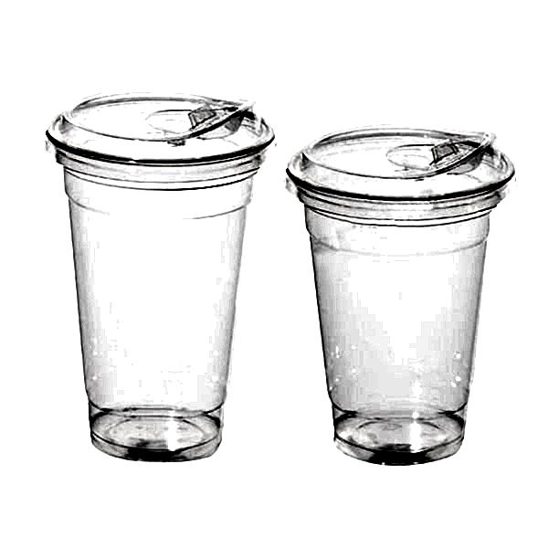 Plastik Bardak Kapağı Klips PET, çap 95mm 100 adetli