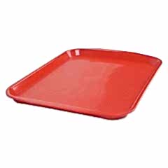 Tepsi Fastfood Plastik 36x27 Cm Kırmızı