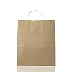 Çanta Kraft 25x31x12 Cm Burgu Sap Kraft