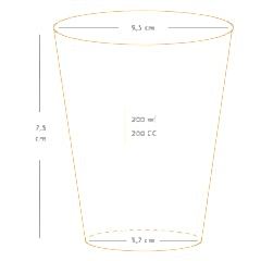 Bardak Kademeli 200 Cc Kristal Model